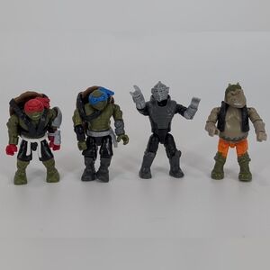 Teenage Mutant Ninja Turtles TMNT Mega Construx Mega Bloks Mini Figures Lot